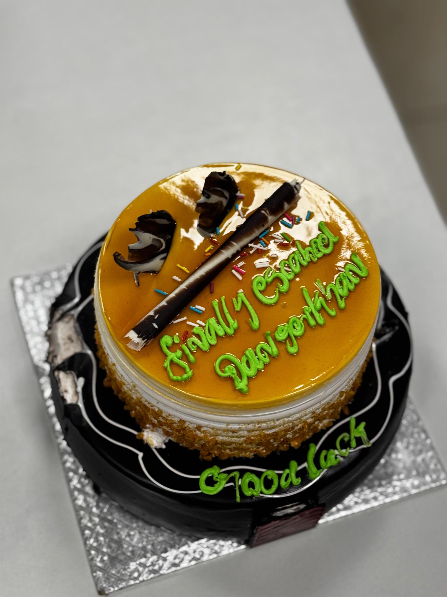 Birthday cake celebration